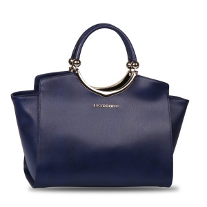 Bag with Metal Handle – Midnight Blue Model