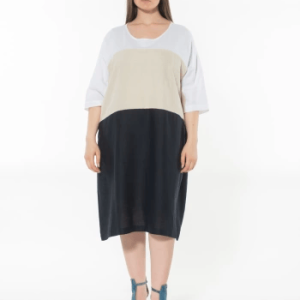 25112- Robe de lin viscose