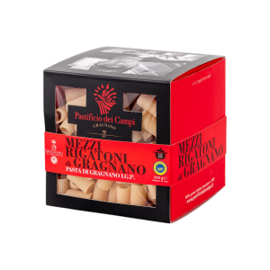 <p>Mezzi rigatoni di Gragnano&nbsp;</p>