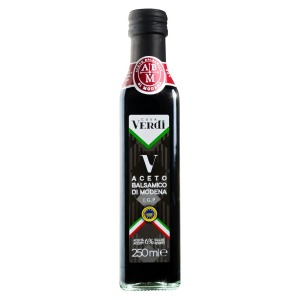 <p>Aceto Balsamico di Modena IGP 250 ml (formato quadrato)</p>