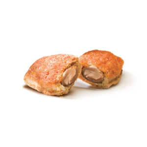 <p>pasta sfoglia ripiena con&nbsp;crema &nbsp;cappuccino</p>