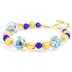 <p>Bracelet with Golden Sphere and Venetian Glass – Royal Collection</p> <p>Bracelet with Golden Sphere and Venetian Glass – Royal Collection</p>