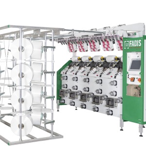 Gamme d’enroulement pour texturation à air
 