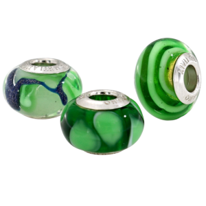 Charms Verde con Anello in Argento&nbsp;&nbsp;