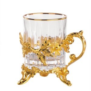 Bronce dorado y copa de cristal – Mer 907