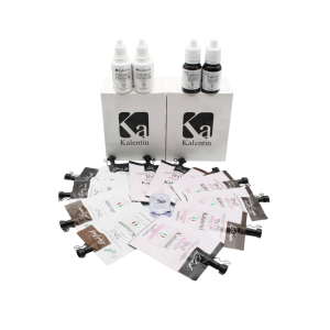 KIT COMPLETO tinture ciglia e sopracciglia 12 colorazioni 10ml