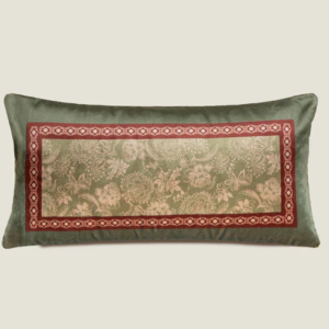 <p>Agra Verde - Cuscino in Velluto Stampato</p>