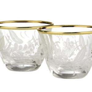 Coupe en cristal gravée à la main – Mer 1331