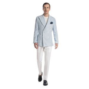 Baumwolle und blaue Bambusjacke