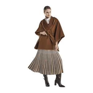 Mantella Elegante con Cintura in Vita

&nbsp;

&nbsp;