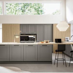 Joyful Classical cuisine with shaped profile and traditional style