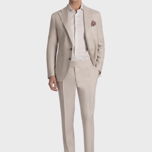 Abito Beige Chiaro &ndash; Lino