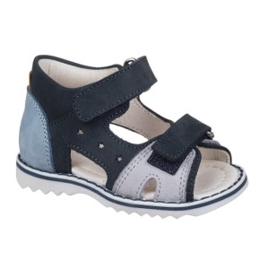 Sandalo blu da Bambino con strappi
 